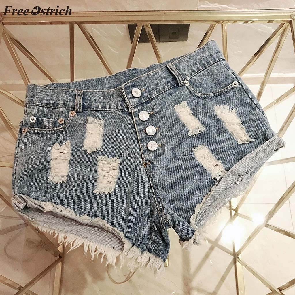 Бесплатная страуса 2019 новые модные шорты Ковбойши Европа и джинсы Америка ночной