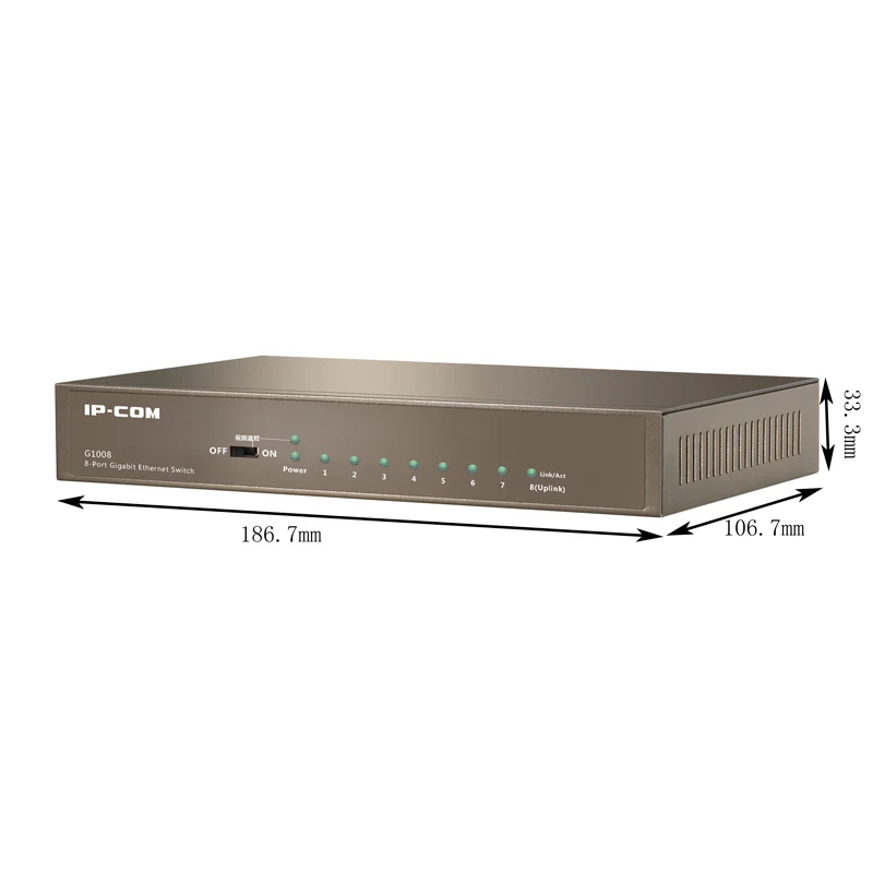 G1008 8*10/100/1000 Мбит/с адаптивные порты RJ45 Gigabit Ethernet коммутатор сетевой авто
