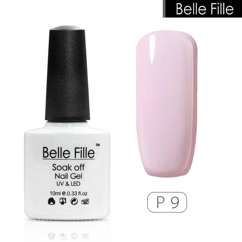 Belle Fille Розовый Красный Счастливый Цвет УФ гель для ногтей Замачивание от