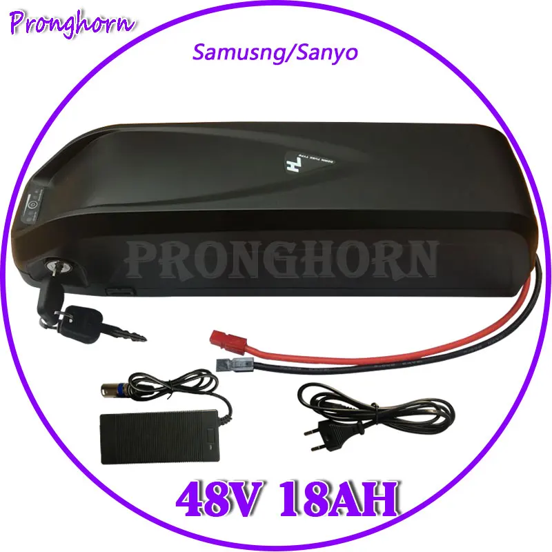48 V 18Ah E-аккумулятор для электровелосипеда 48 V 18Ah Электрический велосипед литиевая батарея с USB использованием для Sanyo 3500 MAH сотового для 750 W 1000 W двигателя