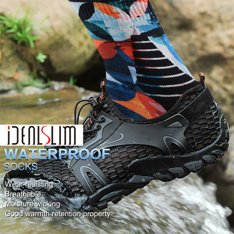IDEALSLIM водонепроницаемые носки для мужчин и женщин велоспорта альпинизма туризма