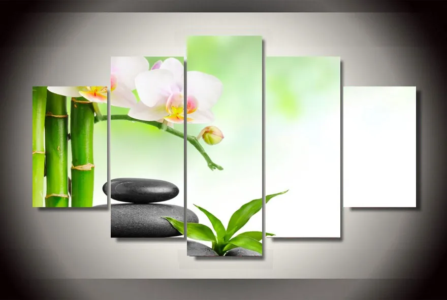 

HD Print 5 Pcs canvas art flower painting modern home decor wall art picture living room decor print Painting on canvas/PT0642