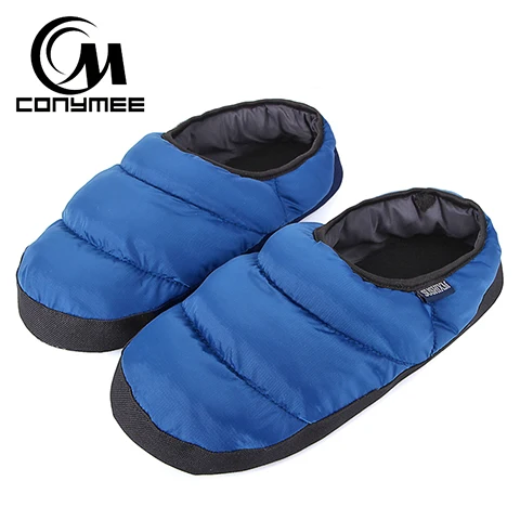 ZJ-BYR Navy Blue CONYMEE зима домашние меховые шлепанцы Для мужчин Куртки с хлопковым наполнителем мужские домашняя обувь Pantufa для Для мужчин теплая Повседневное кроссовки Плюшевые тапочки Erkek; легкие туфли - Цвет: ZJ-BYR Navy Blue