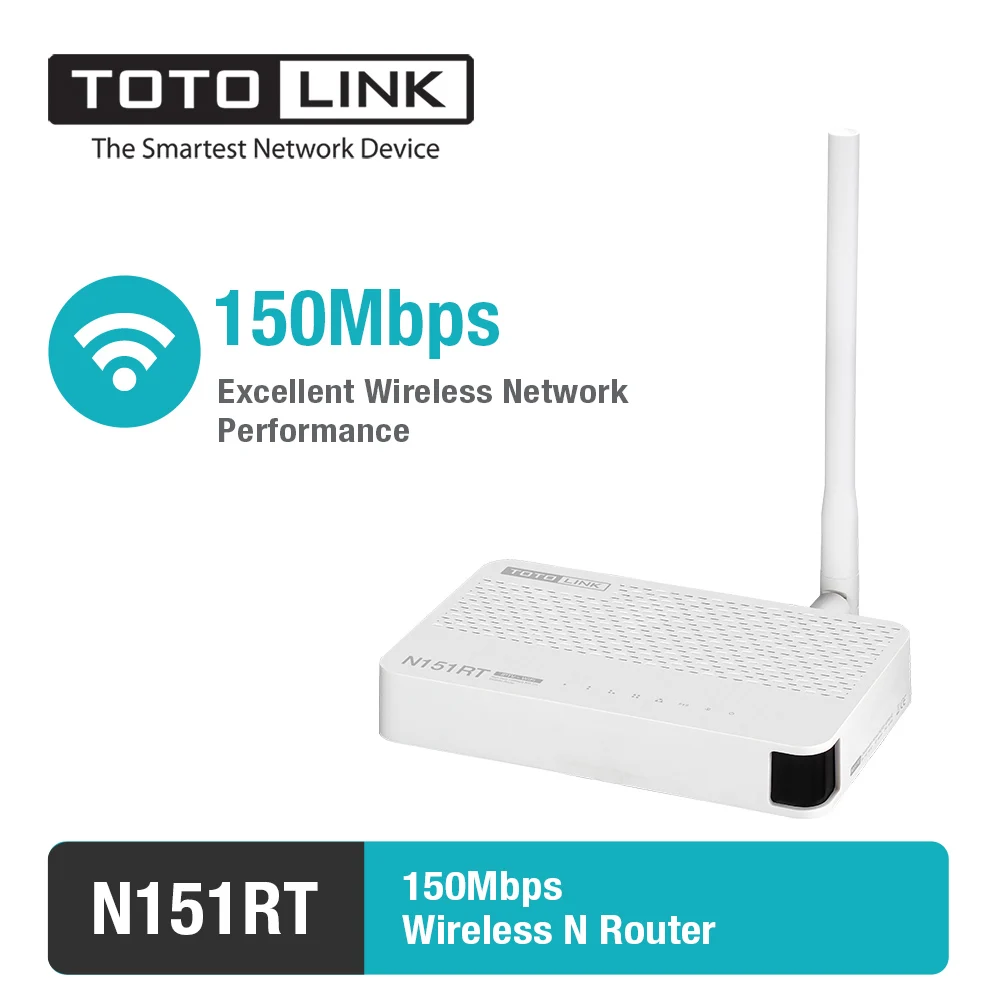 TOTOLINK N151RT 150Mbps Беспроводной N маршрутизатор с одним высокого усиления Съемная