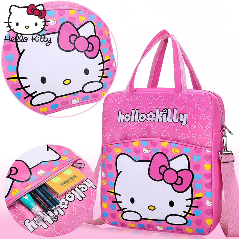 Рисунок «Hello Kitty» мешок детский мультфильм милый ребенок рюкзак Kawaii Большой KT сумки Водонепроницаемый мальчиков школьные сумки для девочек Сумка для учебы плюшевые