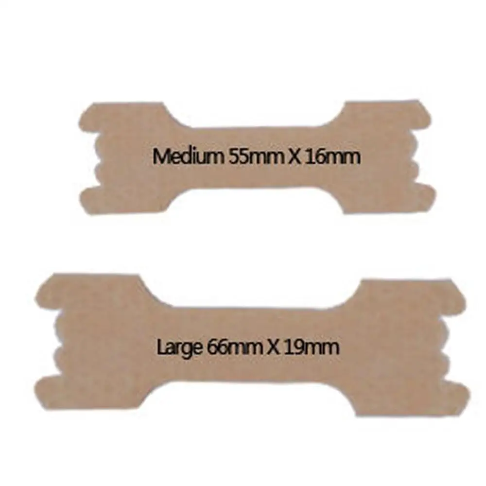 Large 66mm x 19mm 100 шт/партия лучшие полоски на нос для дыхания анти храп легче лучше дыхания храп пробки полоски патч для носа дышат здоровье уход - Цвет: Large 66mm x 19mm