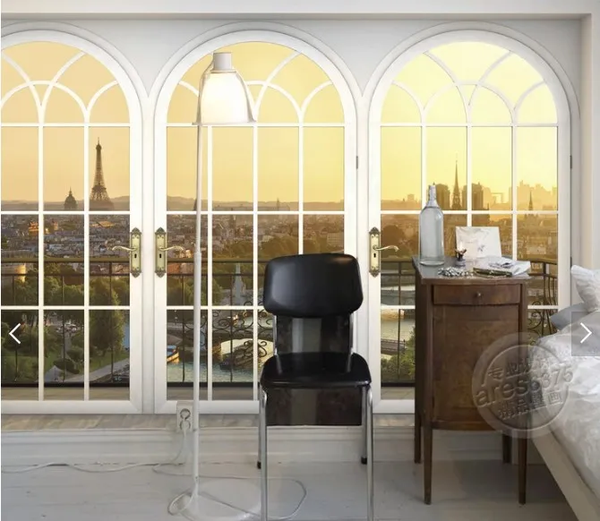 3D Водонепроницаемый самоклеющиеся Большие настенные наклейки обои Наклейка