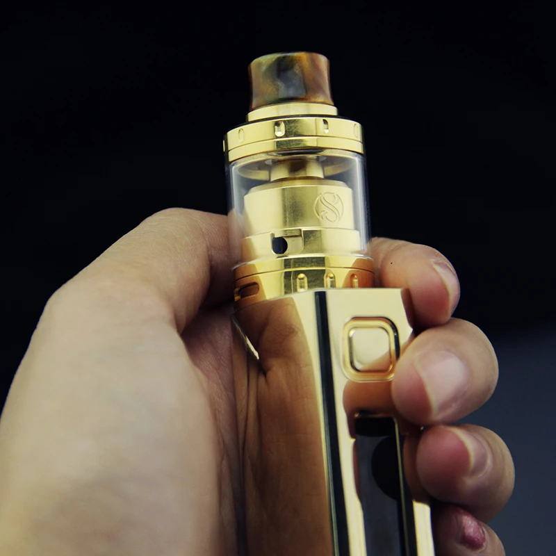 Augvape испаритель танк Мерлин мини RTA атомайзер 24 мм 2 мл позолоченный двойной