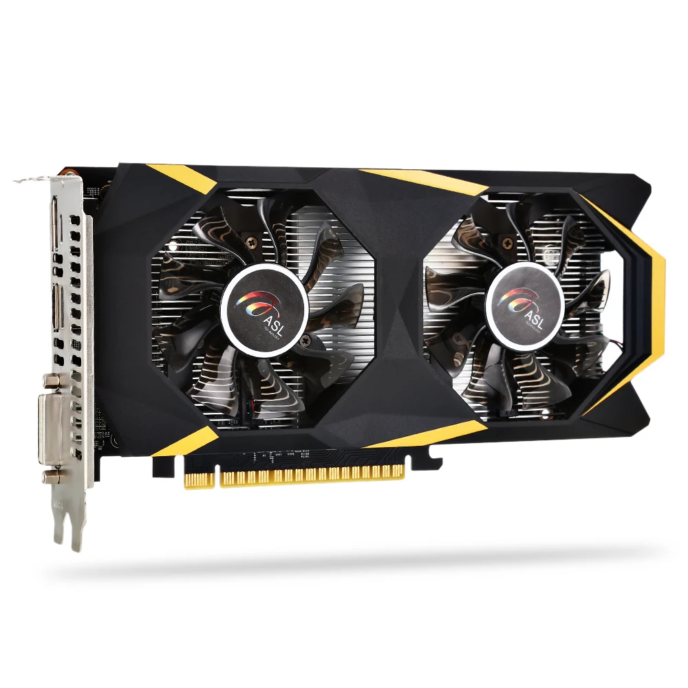 ASL gt1050ti SkyNet игровой Графика Card 4 ГБ 128bit GDDR5 видео карты DP/HDMI/DVI 768 CUDA core 7008 мГц 7680x4320/60