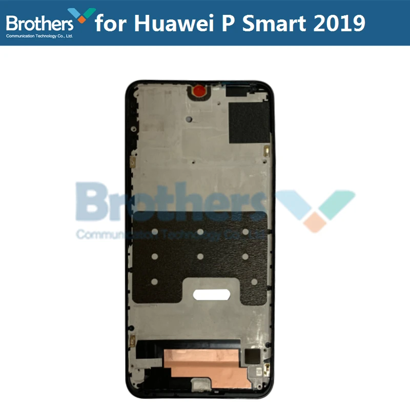 Передняя рамка для Huawei P Smart 2019 ЖК передняя корпус экрана с кнопкой оригинальная