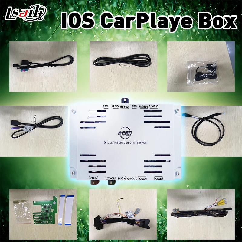 Интерфейс Plug &amp Play Auto для 2015-2018 Benz C/E/A/B/ML/GLK Ntg 5 0 с Siri Command carplay box от Lsailt | Автомобили и
