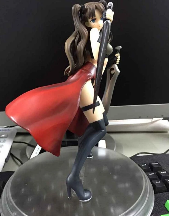 Fate stay night Action Figures Tohsaka Rin 20cm Anime Cartoon Model Toys Japanese | Игрушки и хобби