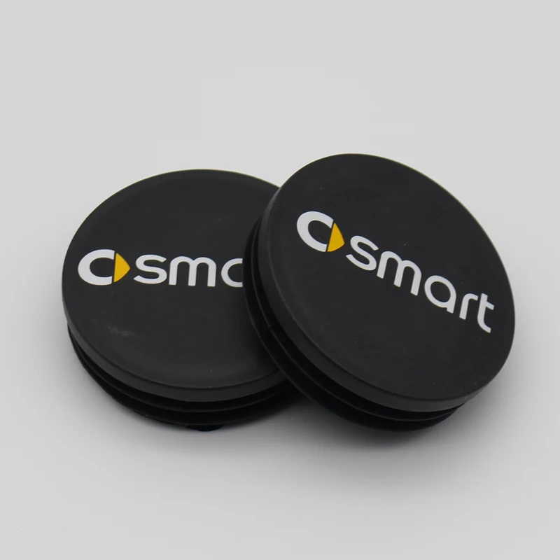 Black Logo 2 шт., водонепроницаемый защитный чехол от ржавчины для Smart 451 450 Fortwo 453 Forfour, аксессуары для автомобиля, водонепроницаемый шланг - Цвет: Black Logo