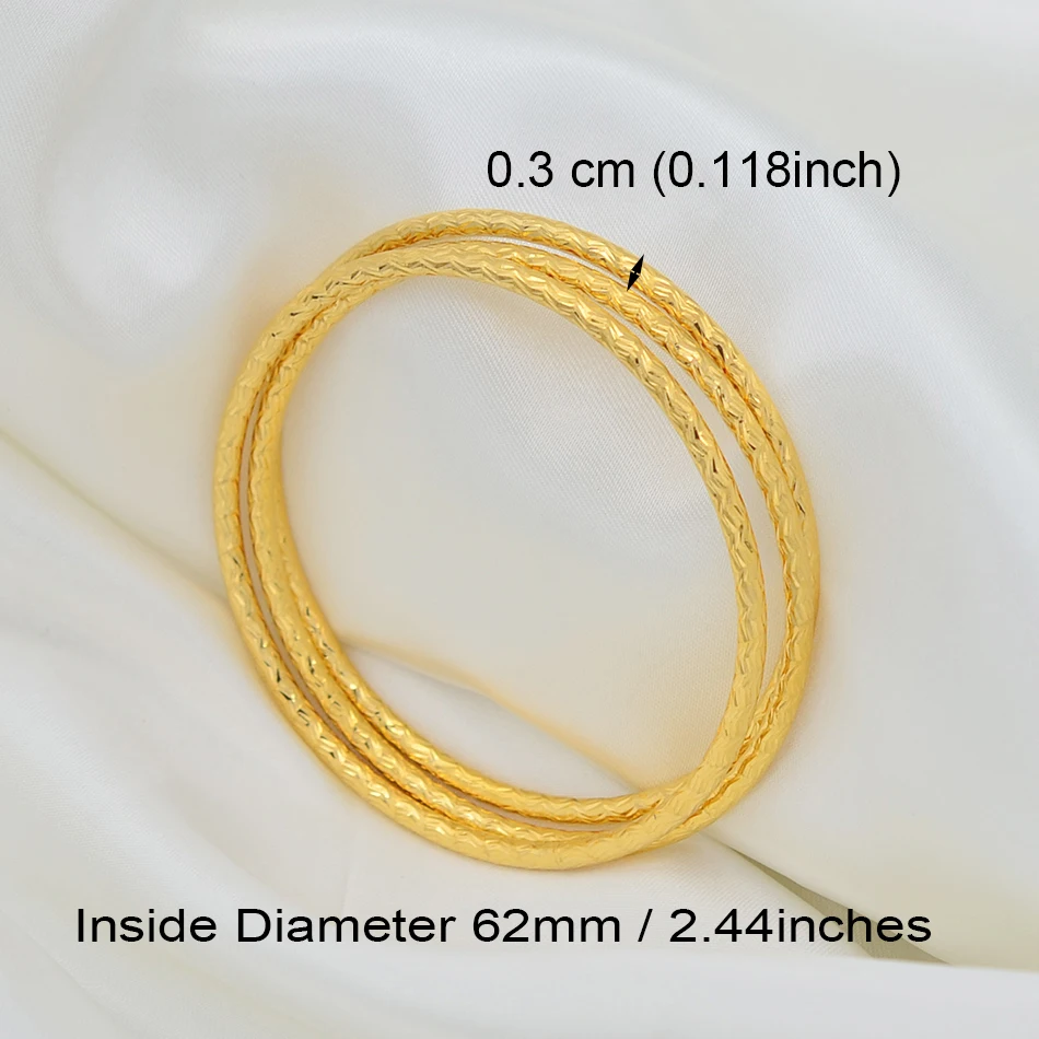 Anniyo (3 шт./лот) Африканский Золотой цвет металлические браслеты для женщин девушек