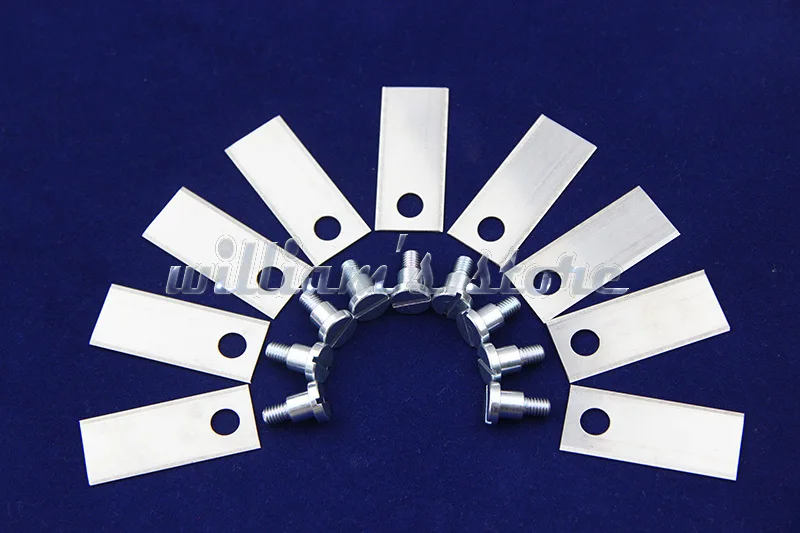 9 шт. лезвия для автоматической косилки BIGMOW роботизированная косилка L42 * W17.5 to.6