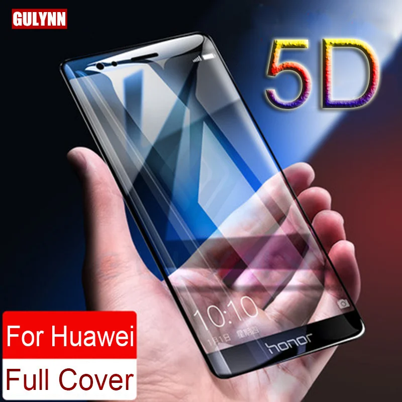 

Upgrade Hardness Real 5D Curved Full Coverage Screen Protector For Huawei P40 P30 Honor 8x 9x 30 20 oRI Lite Tempered glass