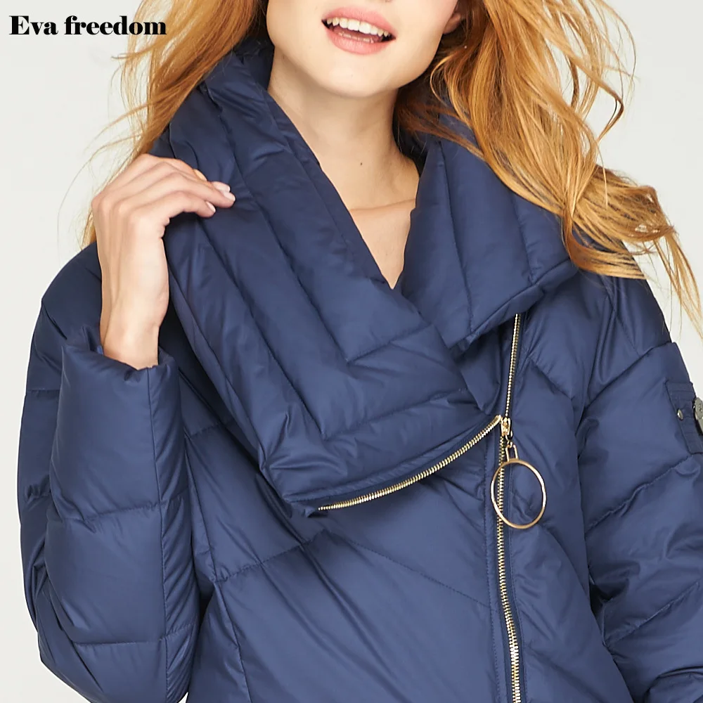 

Down jacket women for winter women's fashion long down jacket 90% white duck down down thickened warm down coat winter EF2288
