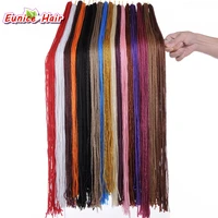 russia popular long 28inch zizi box braid hair rainbow blonde crochet senegalse twist box braid hair extension