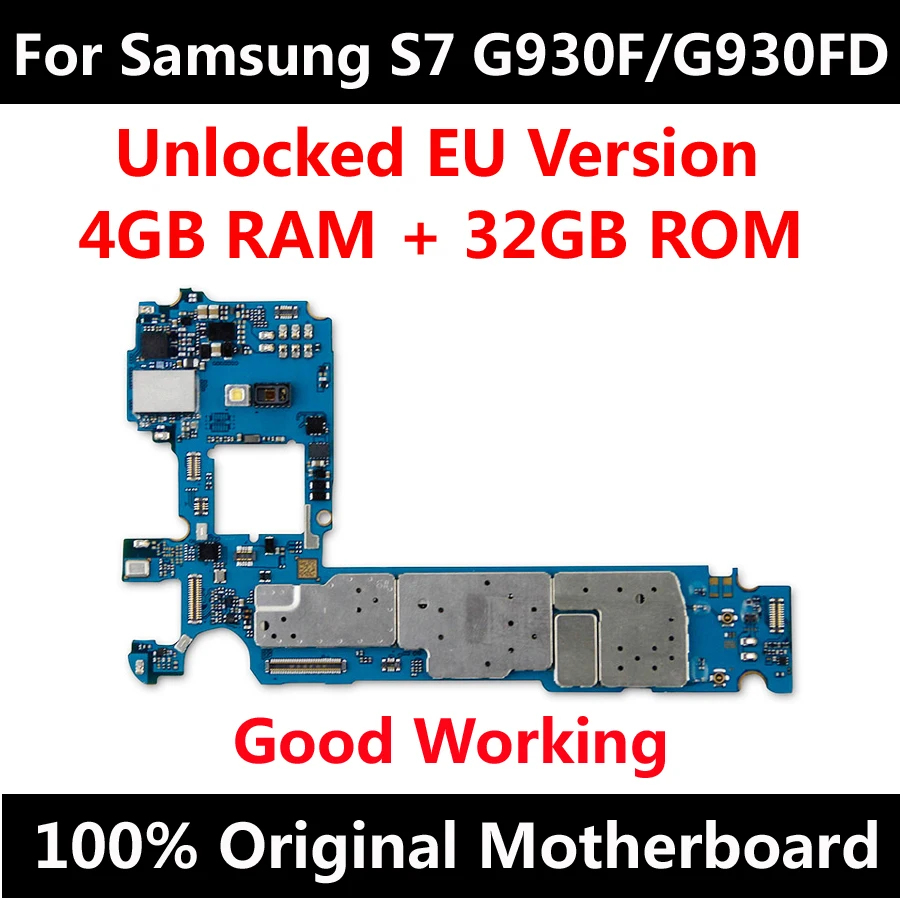 Новое поступление материнская плата для Samsung Galaxy S7 G930F G930FD оригинальная Заводская