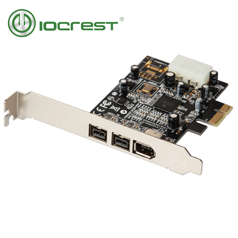 Бесплатная доставка PCIe PCI Express 3 Порты и разъёмы Firewire 1394B & 1394A 1 1x1 карты TI XIO2213B