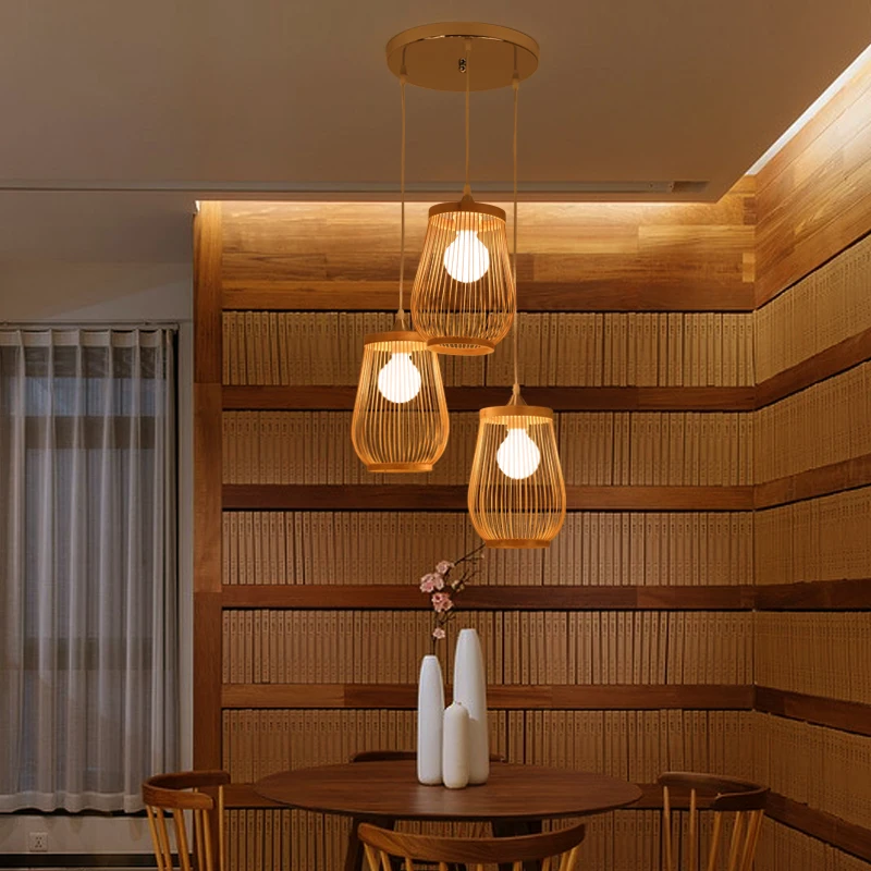 Новый китайский журнал искусство простой hanglamp подвесные светильники лампы