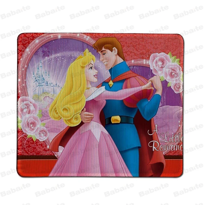 Babaite Красивая аниме Принцесса Аврора резиновая мышь прочный Настольный коврик