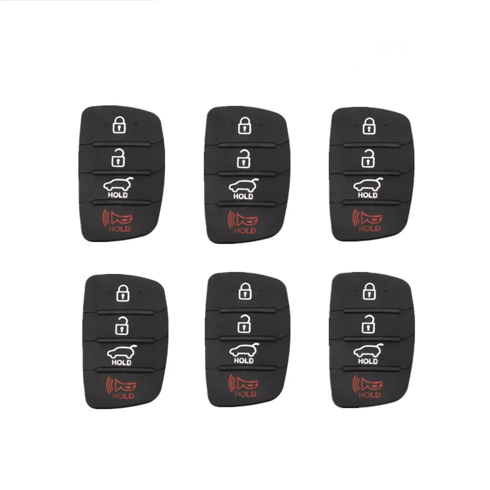 OkeyTech 3/4 кнопки 50 шт. замена флип автомобиль дистанционного ключа чехол для ключа Ремонт для Mistra hyundai HB20 SANTA FE IX35 IX45 ключ крышка