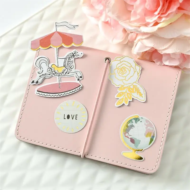 60 шт. милые высечки с животными для скрапбукинга Счастливого планнера создания