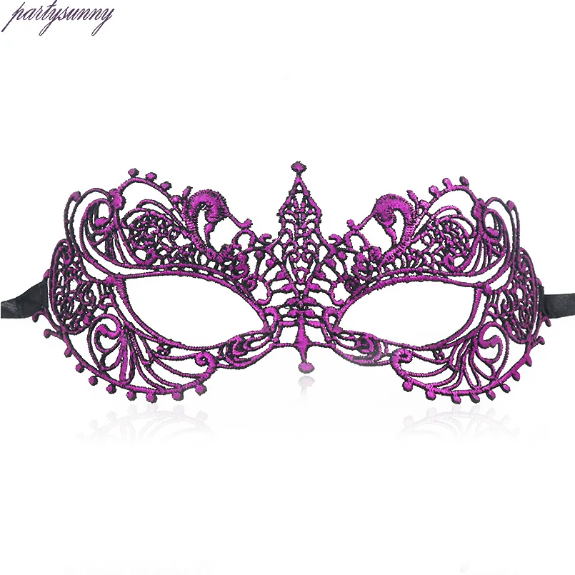 PF кружева маски для маскарада Хэллоуин костюм партии женщин девочек элегантный