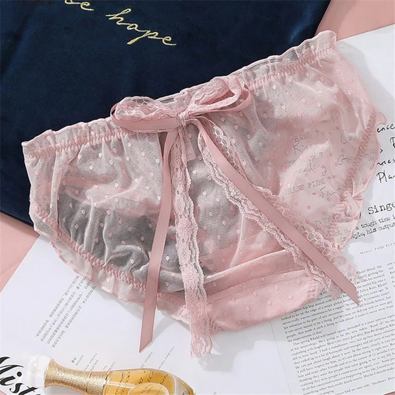 SP & CITY милое Прозрачное нижнее белье в японском стиле с большим бантом женские