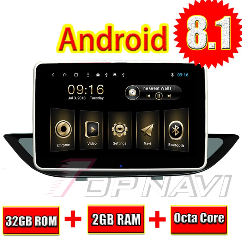 9" Автомобильные ПК видеоплееры для peugeot 308 2012 2013 9 ''Android 8,1 Topnavi Автомобильная медиасистема Поддержка внешней памяти до 500 Гб - Размер экрана, дюймов: 9"