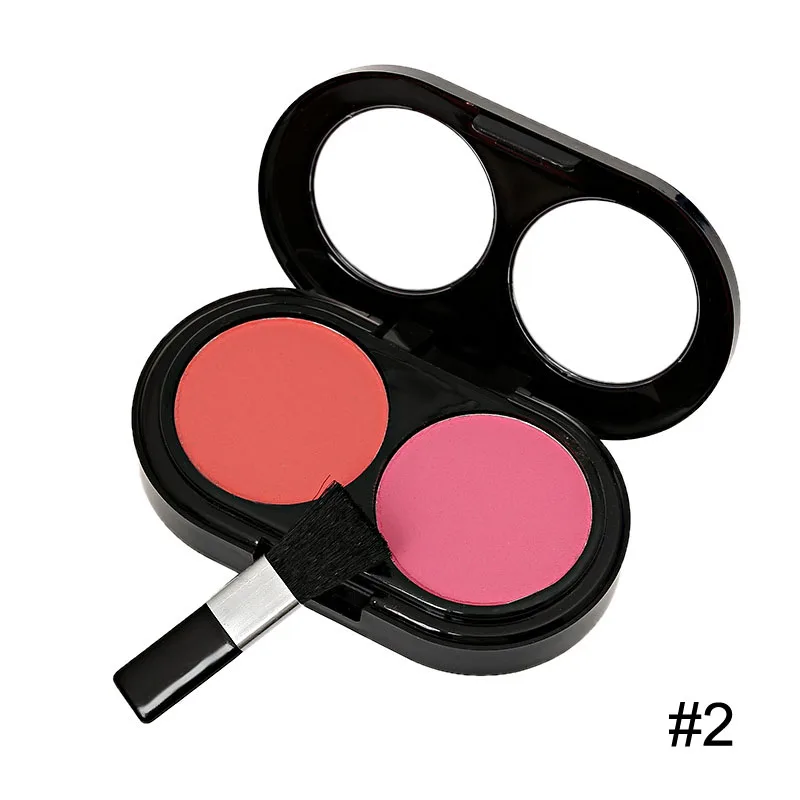 Бренд Макияж румяна пудра 6 цветов прессованная основа для лица макияж с кистью