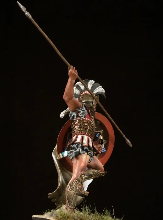 [Loong Way Miniatures] Alexandros модели афинские Hoplite, персидские войны(490-479BC) 75 мм белые металлические миниатюрные