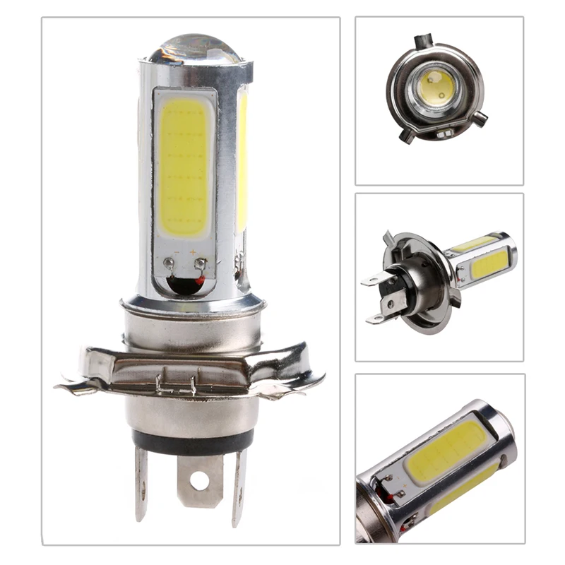 DC 12V белый светильник H4 COB 51 светодиодный 25W лампа для автомобиля источник света