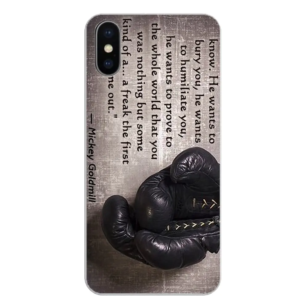 Прозрачный мягкий чехол для телефона Rocky Balboa мотивационные слова цитата Motorola Moto X4