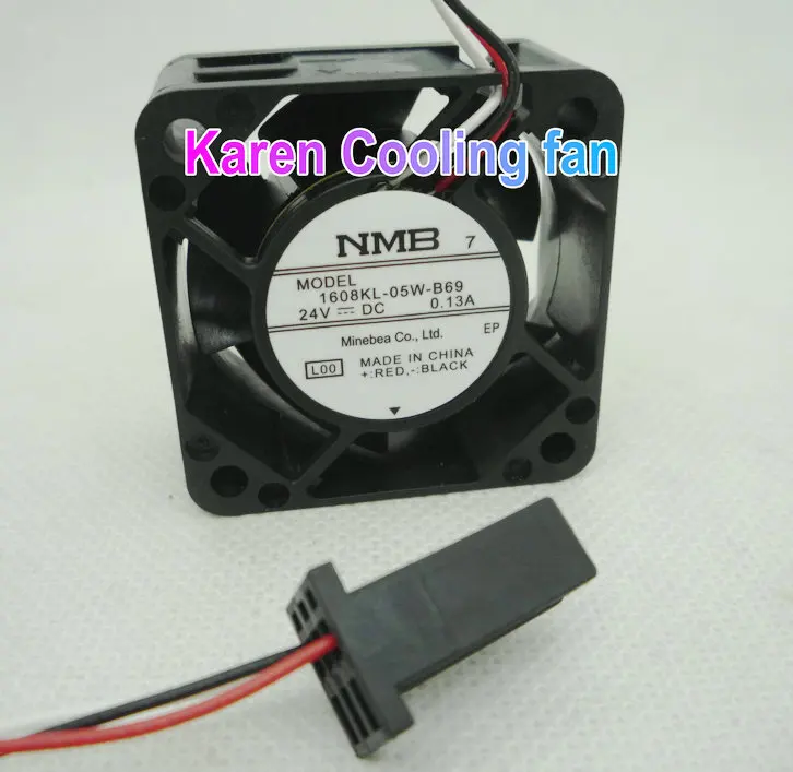 Новый оригинальный NMB 4 см 1608KL-05W-B69 4020 24 В 0.13A 3 провода для станков Fanuc nc охлаждающий