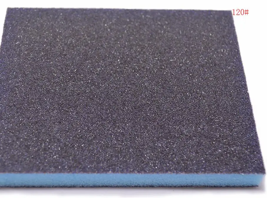 120Grit 5pieces 5 шт. зернистость 120 240 320 600 губка наждачная бумага двухсторонние абразивные инструменты 140x120x12 мм шлифовальная губка блок Полировочная губка - Сетки: 120Grit 5pieces