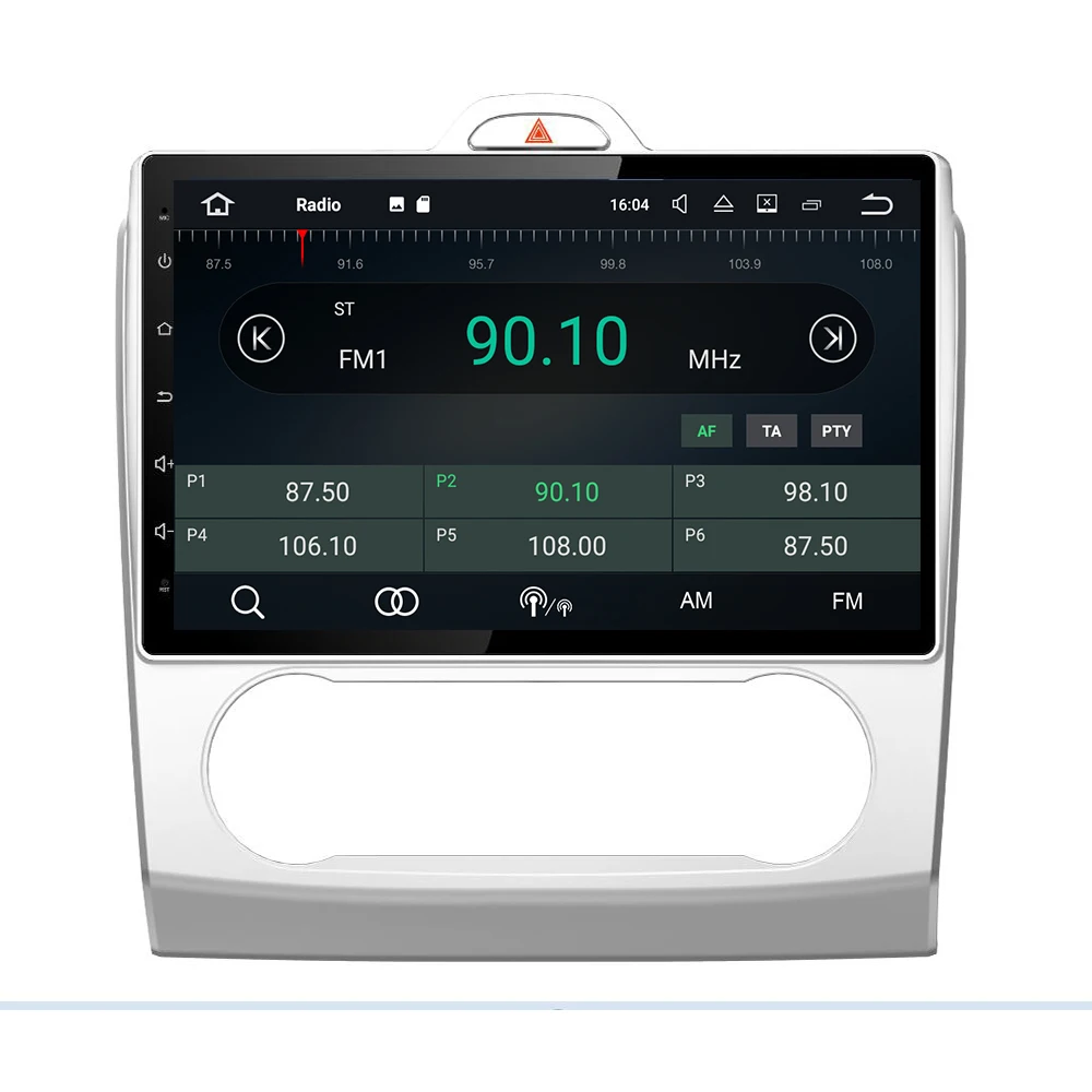 2din Android 10 4G + 32G автомобильный Dvd Gps для Ford Focus 2 2006-2011 с Wifi/gps Navi/fm/am