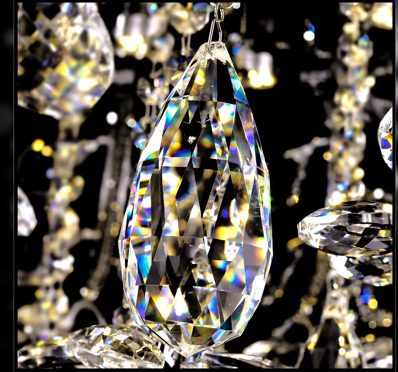 30 шт./лот 76 мм Бесплатная быстрая Доставка Великолепная Хрустальная прозрачная