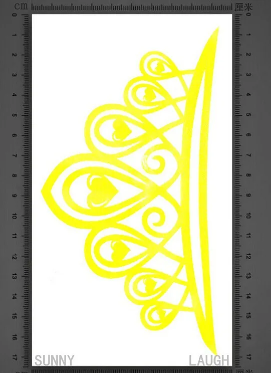 Золотые тату-наклейки 2 шт. аксессуары для ювелирных изделий Королевская корона