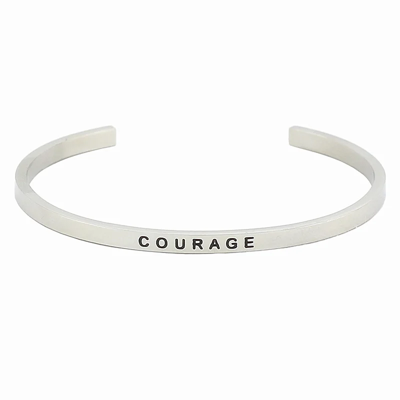 Женский браслет из нержавеющей стали с гравировкой|bracelet bangle for women|bangles womenmantra bracelet