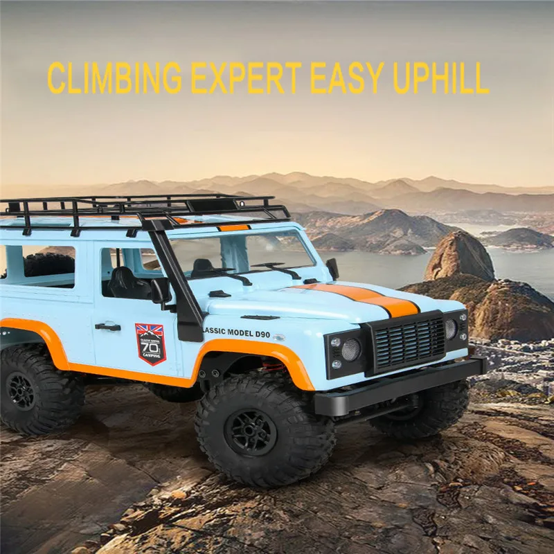 MN 99 2 4G 1/12 4WD RTR гусеничный Радиоуправляемый автомобиль для Land Rover 70 юбилейный