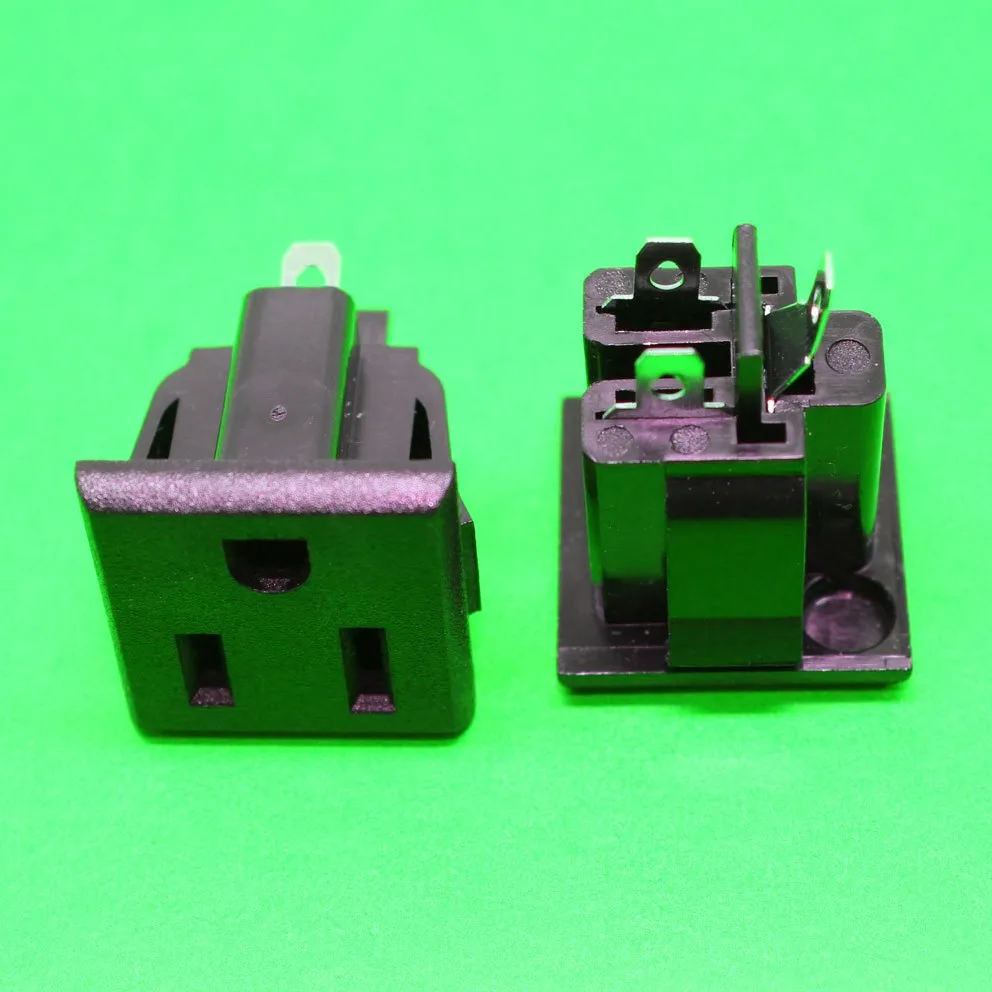 

150pcs by DHL American standard AC POWER SOCKET 15A 125V Multinational Certification Environmental copper AC Power outlet