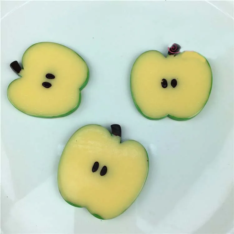 

Simulation Yellow Green Red Cutting Slice Fruit Diy Toy Food Play House Toy Children's Kitchen Decorate Teaching Aid 2021