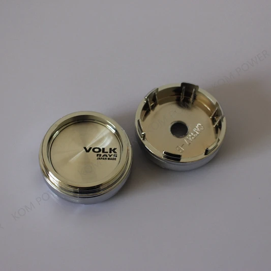silver volk chrome KOM POWER автомобильный Стайлинг 60 мм VOLK RAYS Racing эмблема Центр колеса Крышка для обода автомобиля-Чехлы RAYS VOLK логотип значок Центр Колпачки ступицы - Цвет: silver volk chrome