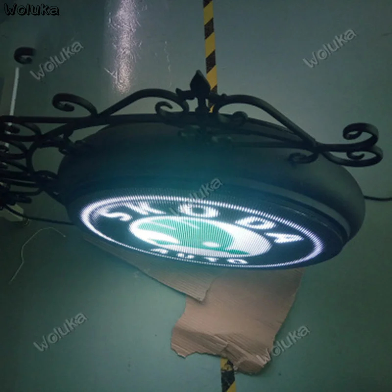 Круглый дисплей p4.68 наружный светодиодный двусторонний фиксированный диаметр 60