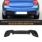 Диффузор из углеродного волокна, губа на задний бампер для BMW 1 серии F20 M Sport hatchback Only M135i 2012 2013 2014