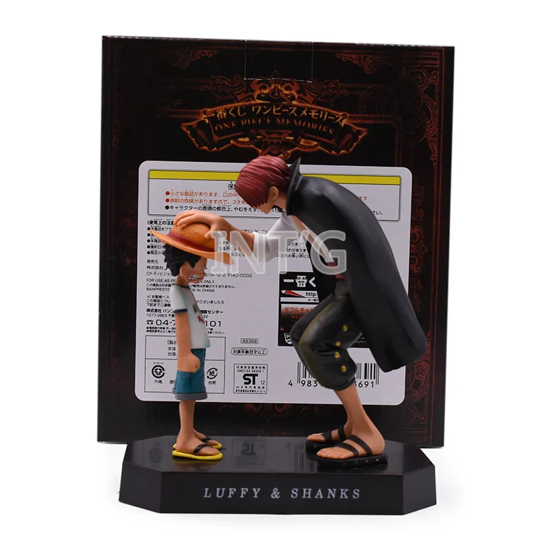 6 &quot15 см аниме цельная соломенная шляпа Луффи красные волосы Shanks ПВХ фигурка