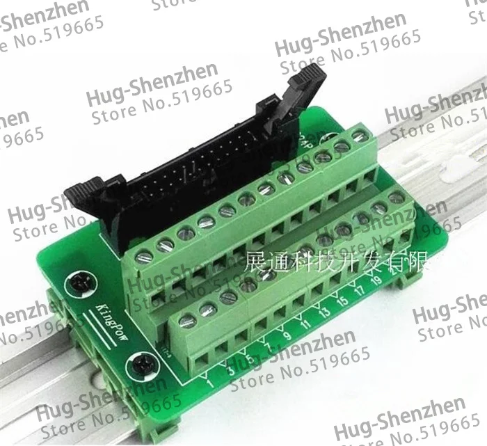 IDC24P IDC 24 контактный штырьковый разъем для клеммного блока P коммутационная плата