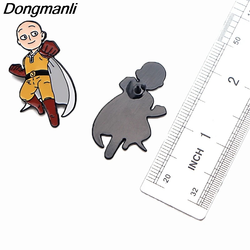 P3786 Dongmanli аниме Сайтама металлические эмалевые броши и искусственные булавки
